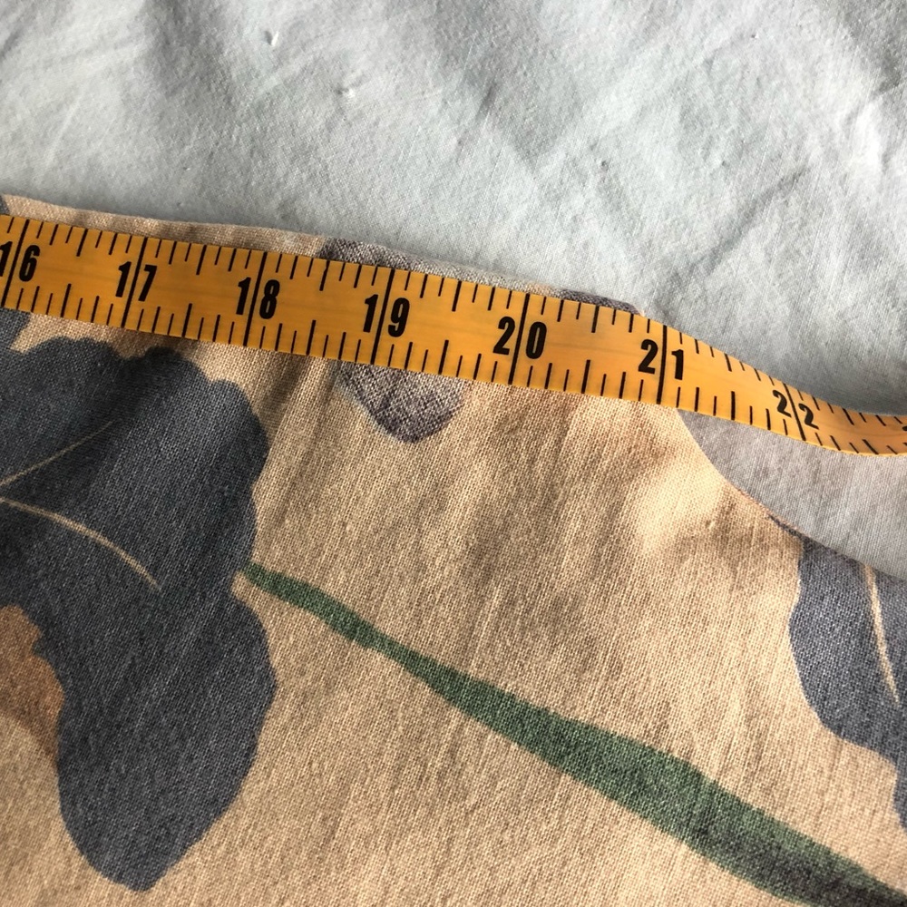 Vintage cotton cropped floral top - Picture 10 of 11